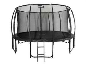 Trampolina Ogrodowa Jumpi LITE 435cm/14FT Maxy Comfort Plus Czarna Z Wewnęt