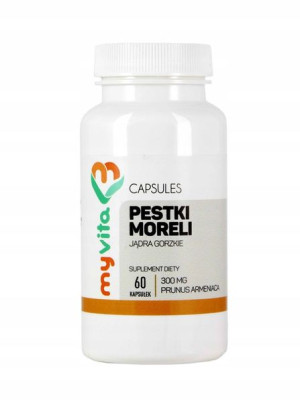 Pestki Moreli 300mg 60kaps Witamina B17 Amigdalina
