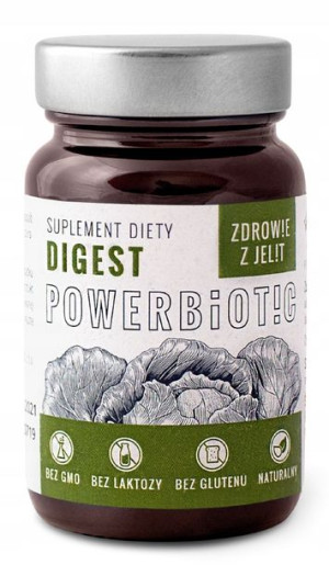 Powerbiotic DIGEST 60 kapsułek Probiotyk Kiszona Kapusta
