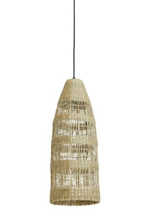 Lampa wisząca Latika 20x42 cm naturalna
