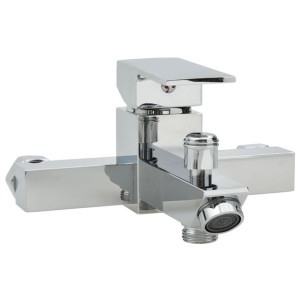 Bateria wannowa z termostatem, chromowana