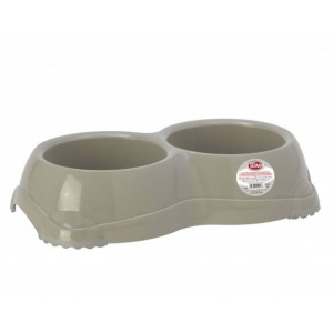 Aqua Nova Dog Life Style Miska Antypoślizgowa Dla Psa 2x645ml Siwa