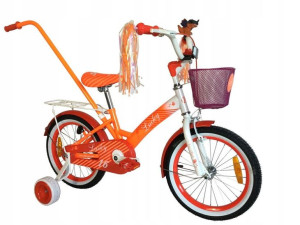 Rowerek Dziecięcy Bmx 16 Cali + Kółka I Prowadnik