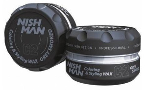 NishMan Coloring&Styling Wax Grey Smoked Pomada 100 ml