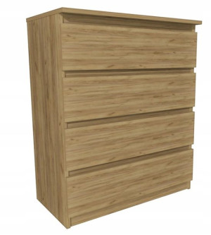 Komoda dąb craft złoty 60x45cm 4 szuflady