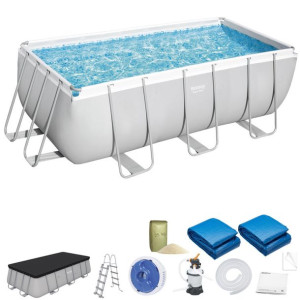 Bestway Basen stelażowy 412x201x122cm 13w1 56457