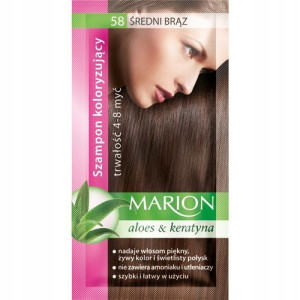 Marion Szampon Koloryzujący 58- Średni Brąz