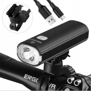 Lampka Rowerowa Led Rower Przód 4tryby Szeroki Kąt