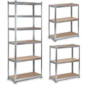 METALOWY REGAŁ 2w1 piwnica magazyn 222 x 90 x40cm