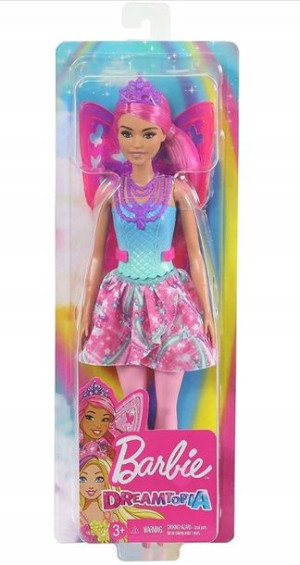 BARBIE Dreamtopia Wróżka GJJ99 lalka różowe włosy