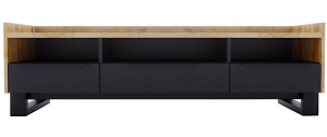 Loftowa szafka pod telewizor - Grimer 3X
