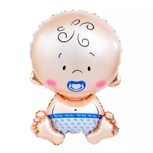 Balon foliowy Dzidziuś Bobas Chłopiec 74 x 49 cm 1szt 460153
