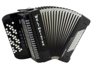 Weltmeister Romance 603 60/72/iii/5 Black B-systems Akordeon Guzikowy