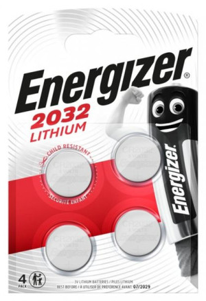 Bateria litowa Energizer CR2032 - 4szt.