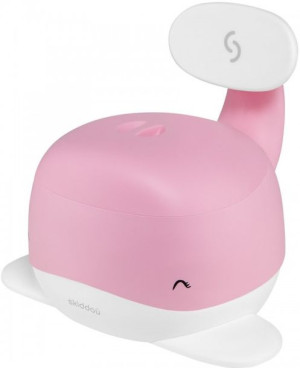 Skiddou nocnik Pottili keep pink z oparciem