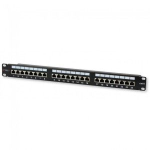 Techly 022878 Patch panel STP Cat6 1U 24-portowy,