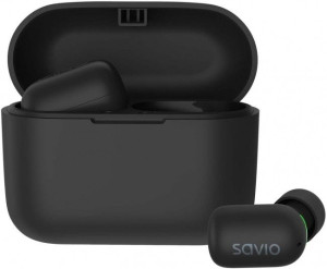 Bezprzewodowe słuchawki Savio TWS-09 czarne