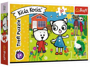 TREFL Puzzle KICIA KOCIA Przygody Kici Koci 30 ele
