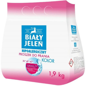 Biały Jeleń Hipoalergiczny Proszek Kolor 1,9 kg