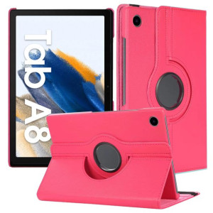 Etui obrotowe do Samsung Galaxy Tab A8 10.5 SM-X200 SM-X205 Malinowy