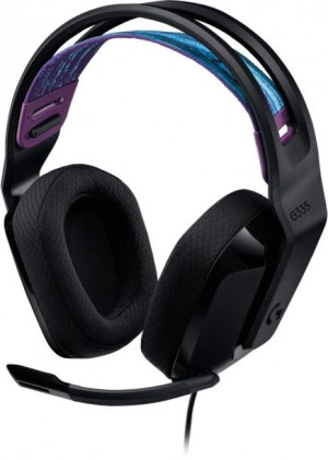 Słuchawki z mikrofonem Logitech G335 Czarne