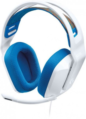 Słuchawki z mikrofonem Logitech G335 Białe