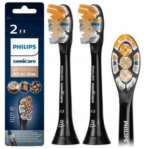 2x Końcówki Philips Sonicare Hx9092/11 A3 Premium