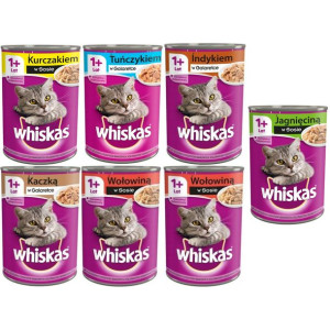 Whiskas Adult puszka mix smaków 7x 400g