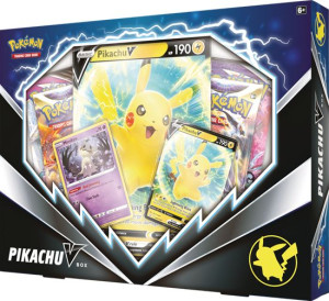 Pokemon TCG V Box Pikachu 4x Booster +3 Promo+KOD