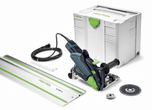 Festool Pilarka szlifierka diamentowa 1400W DSC-AG 125 Plus + Szyna