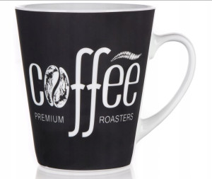 Kubek COFFEE Premium 360 ml, czarny