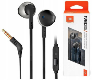 Słuchawki Uniwersalne Jbl T205 Pure Bass Harman