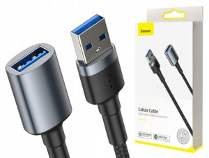 Baseus Kabel Przedłużacz Przewód Usb 3.0a M-f 1m