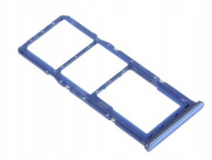 SAMSUNG A70 A705 uchwyt tacka karty SIM NIEBIESKI