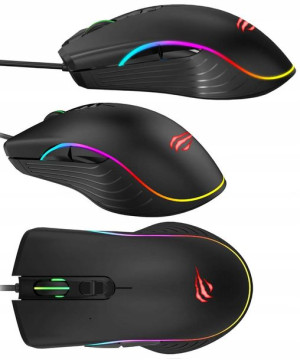 Mysz Myszka Dla Gracza Gamingowa Podświetlana Rgb