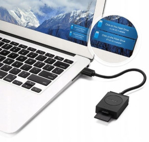 Czytnik Kart Sd Microsd Sdhc Tf Na Usb 3.0 Adapter