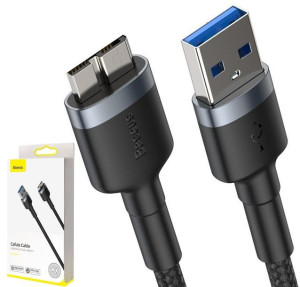 Kabel przewód USB 3.0 / Micro USB DO DYSKU 2A 1M