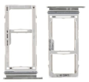 Tacka Karty Sim Samsung S10 S10+ Plus Silver