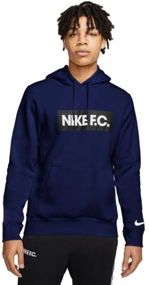 Bluza męska Nike FC Essentials FLC Hoodie PO granatowa CT2011 492