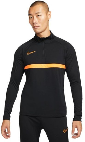 Bluza męska Nike Dri-FIT Academy 21 Drill Top czarno-pomarańczowa CW6110 01