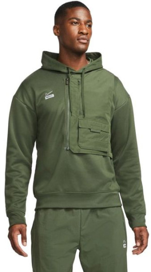 Bluza męska Nike DF FC Hoodie PO zielona DJ0749 335