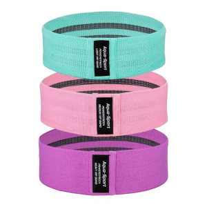 Aqua-sport Zestaw Powerstrech Hip Band Purple-pink-mint