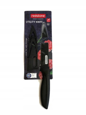 Nóż Uniwersalny REDSTONE Czarny 12cm