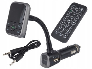 Transmiter Fm Z Bluetooth 12/24v Głośnomówiący Fm