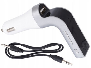 Transmiter Fm Z Bluetooth 12/24v Głośnomówiący Fm
