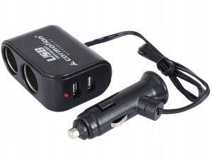 Dwójnik Rozdzielacz Na 2 Gniazda + Usb Podwójny Fv