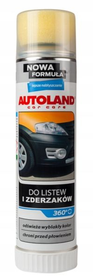 Autoland Do Listew I Zderzaków 400ml + Gąbka