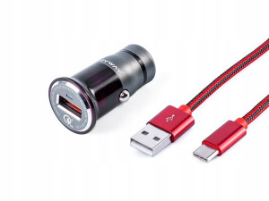 Ładowarka Samochodowa Myway Usb +kabel 12/24v 36w