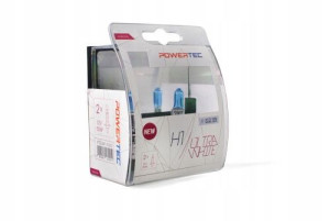 Żarówki halogenowe PowerTec 12V 55W H1 Ultra White