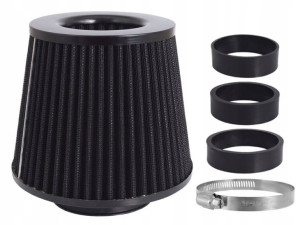 Filtr powietrza stożkowy 155x130x120mm czarny